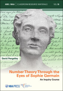 Book Cover of "Number Theory Through the Eyes of Sophie Germain" published by the American Mathematical Society