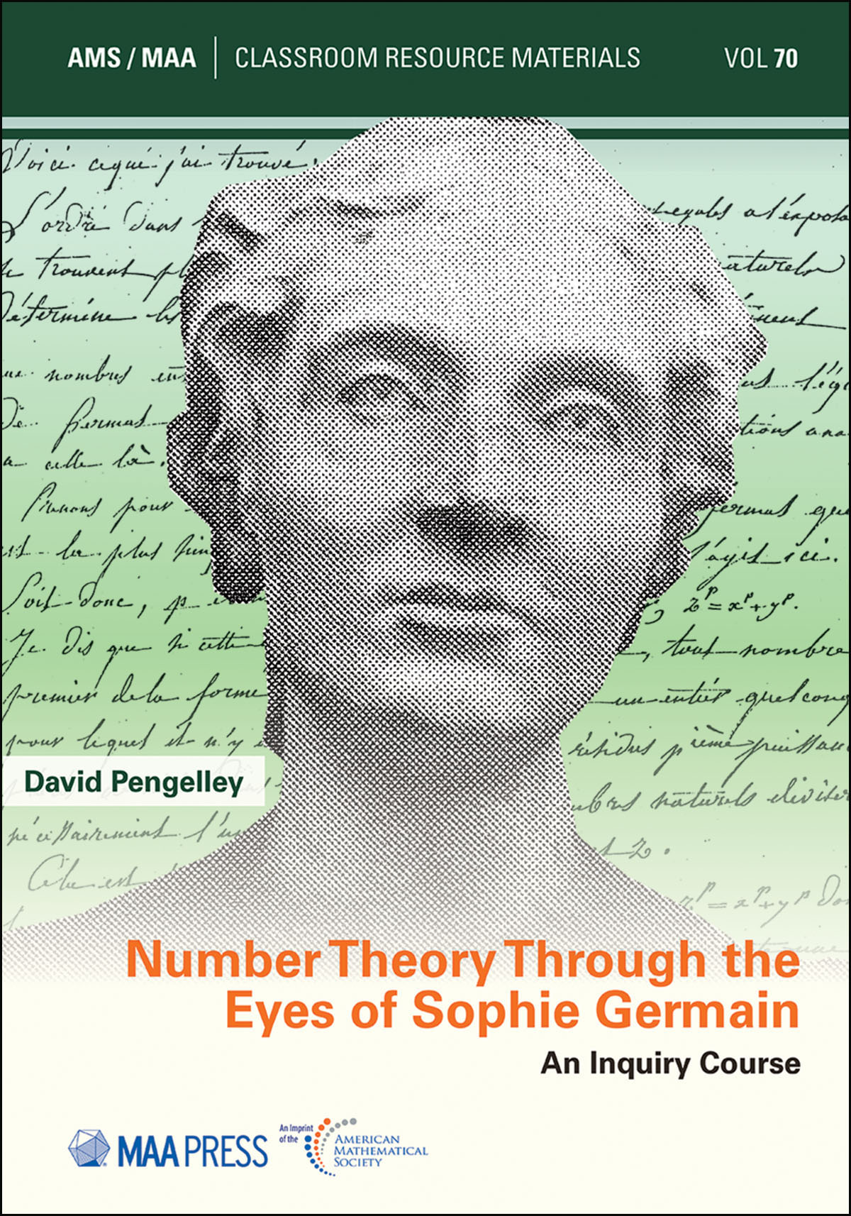 Book Cover of "Number Theory Through the Eyes of Sophie Germain" published by the American Mathematical Society